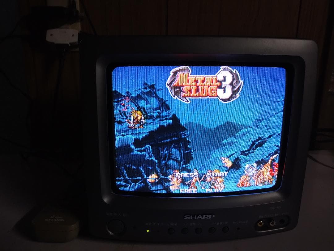 【画質良好】シャープ　10インチ　ポータブル　ブラウン管テレビ　10C-M9