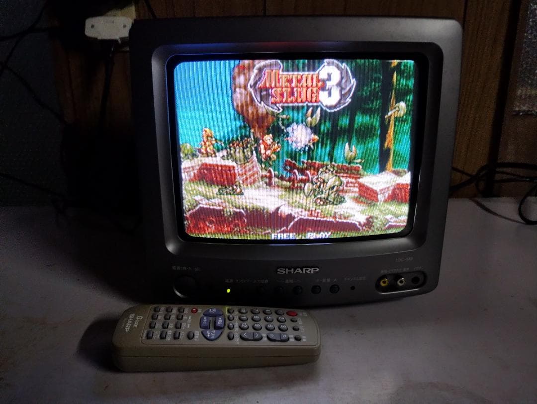 【画質良好】シャープ　10インチ　ポータブル　ブラウン管テレビ　10C-M9