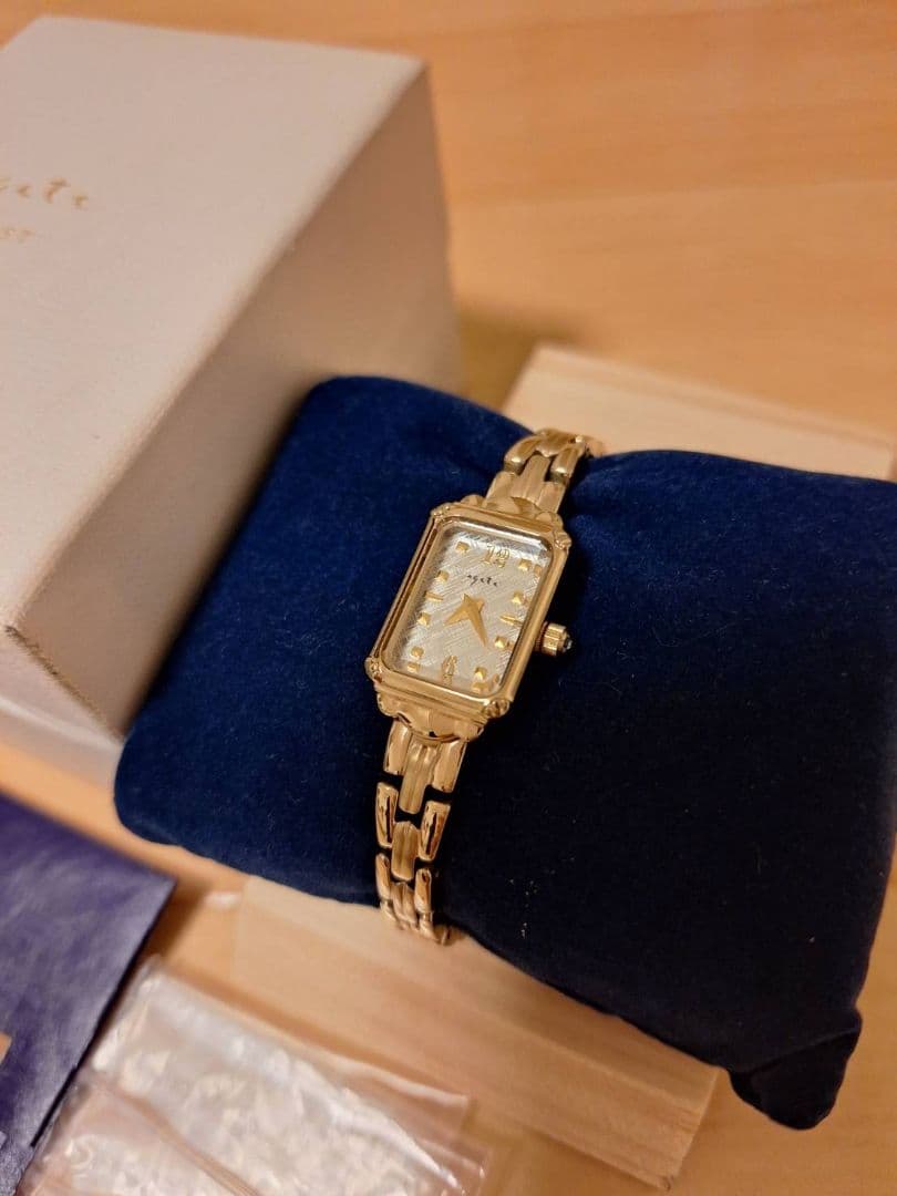 agete FIRST レディース 時計 ゴールド 稼働品、美品