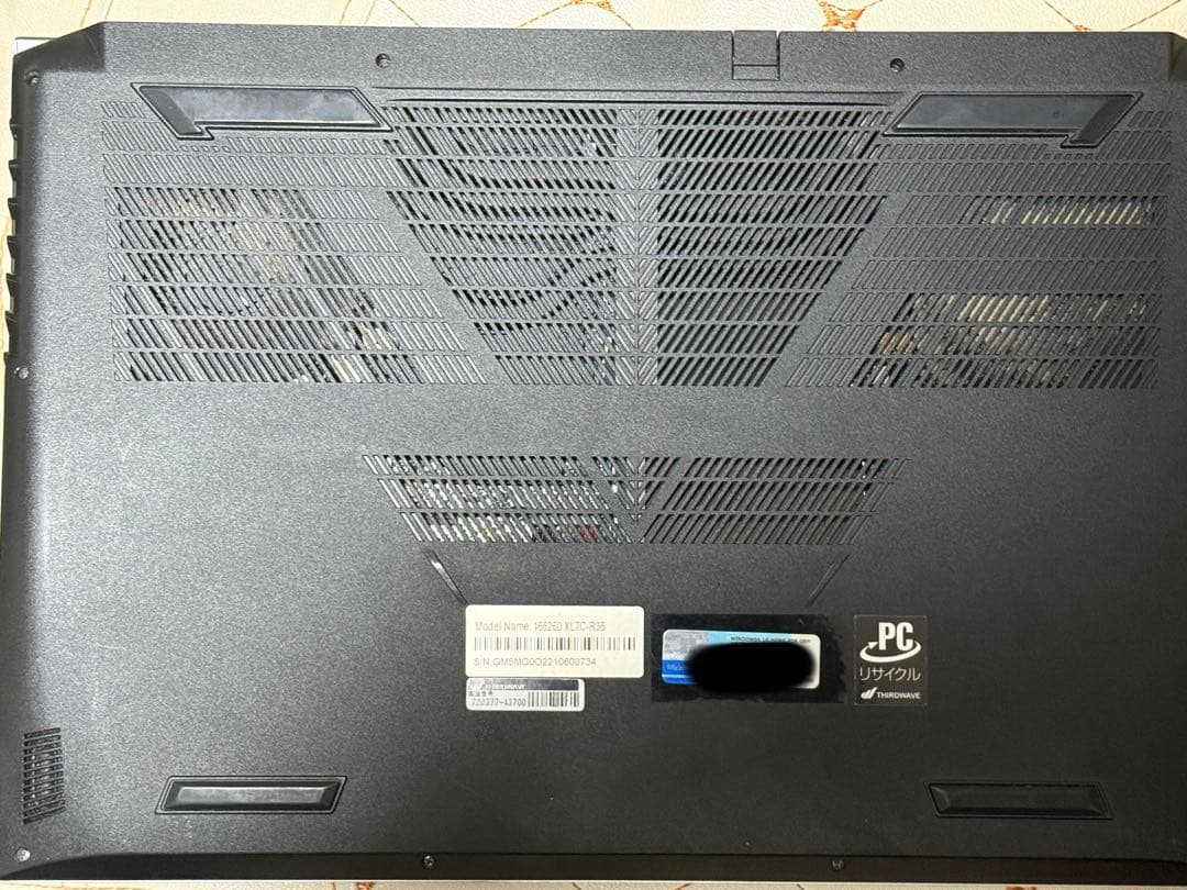 XL7C-R36 ゲーミングノートpc