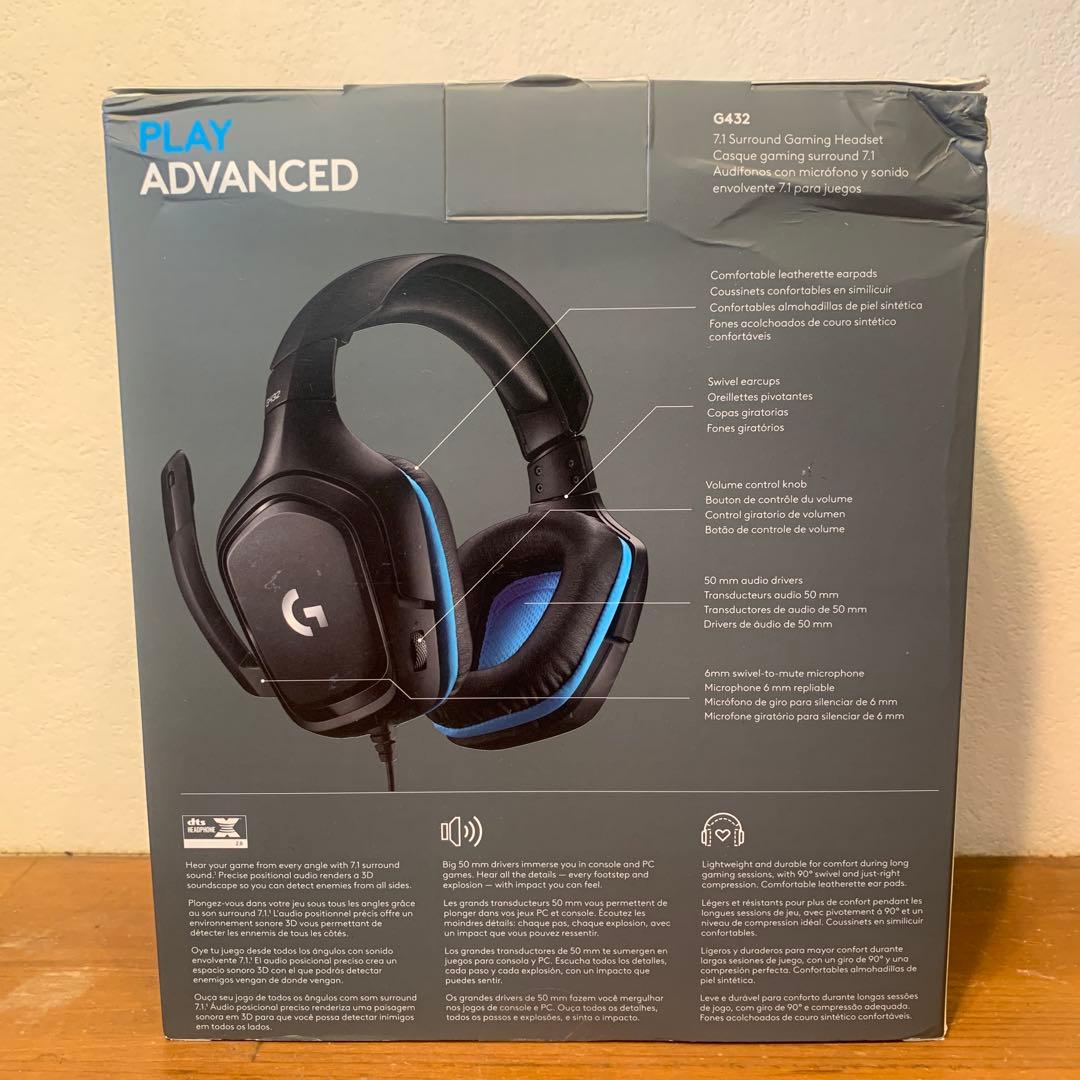 Logitech G432 ゲーミングヘッドセット