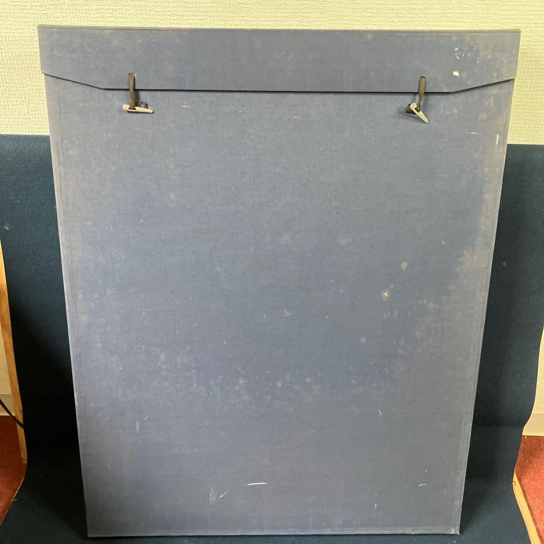 リトグラフ版画　松本竣介「黒い花」