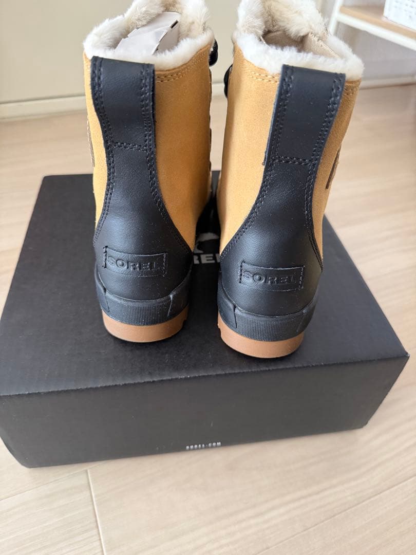【新品未使用】SOREL スノーブーツ ティボリIV 25cm キャメル