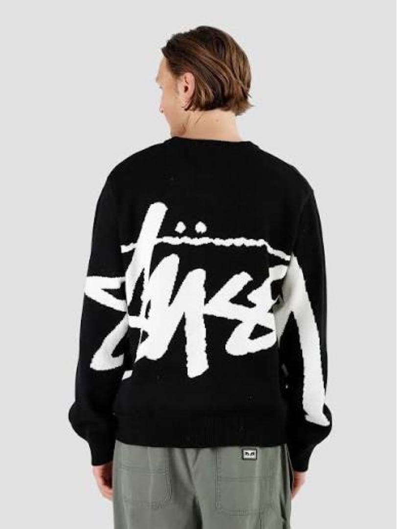 Stussy グラフィックニット ブラック