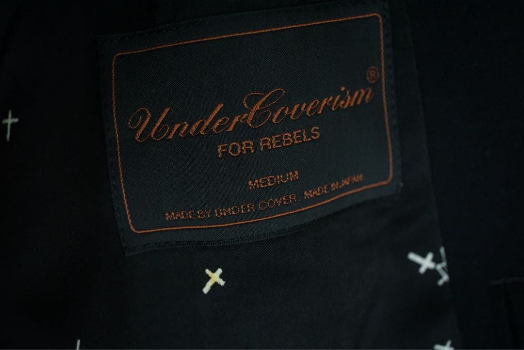 02aw undercoverism 魔女期 クロス柄 セットアップ スーツ