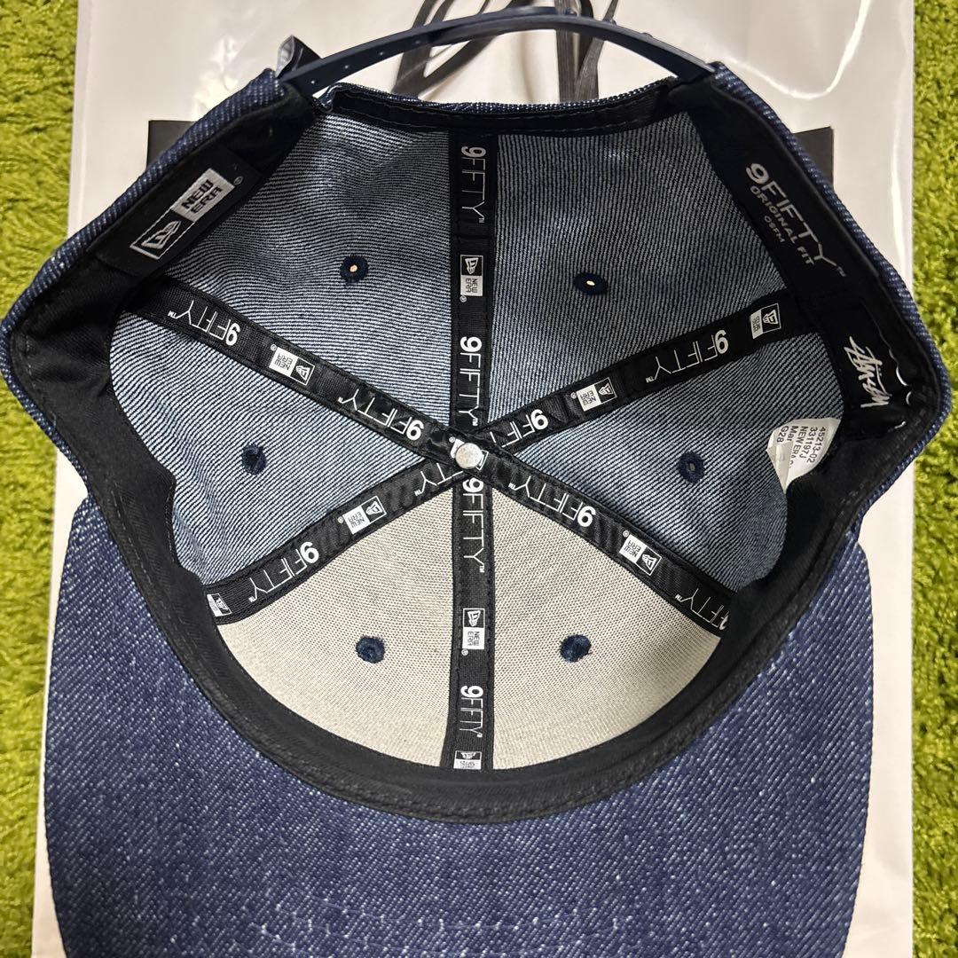 STUSSY × NEW ERA STOCK LOCK DENIM CAP