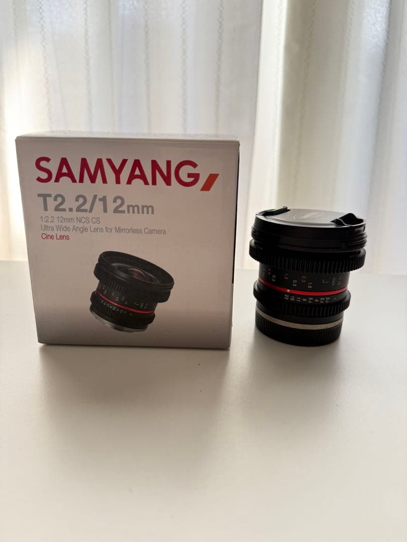 SAMYANG T2.2/12mm 単焦点シネレンズ