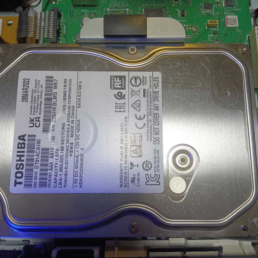 SHARP AQUOSブルーレイ 2B-C05BW1 HDD1TB増量交換第11