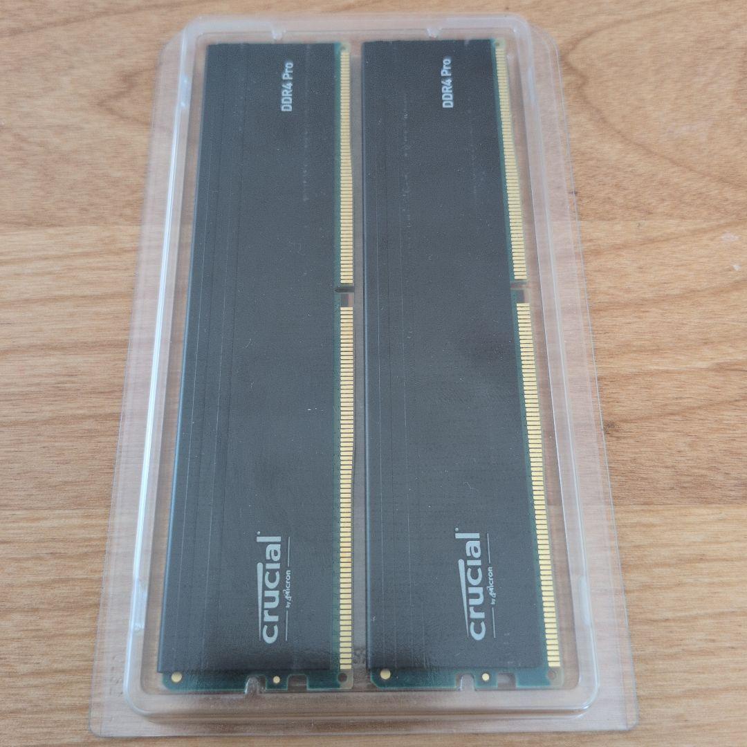 Crucial DDR4 Pro メモリー 2枚セット 32gb(16gb×2)
