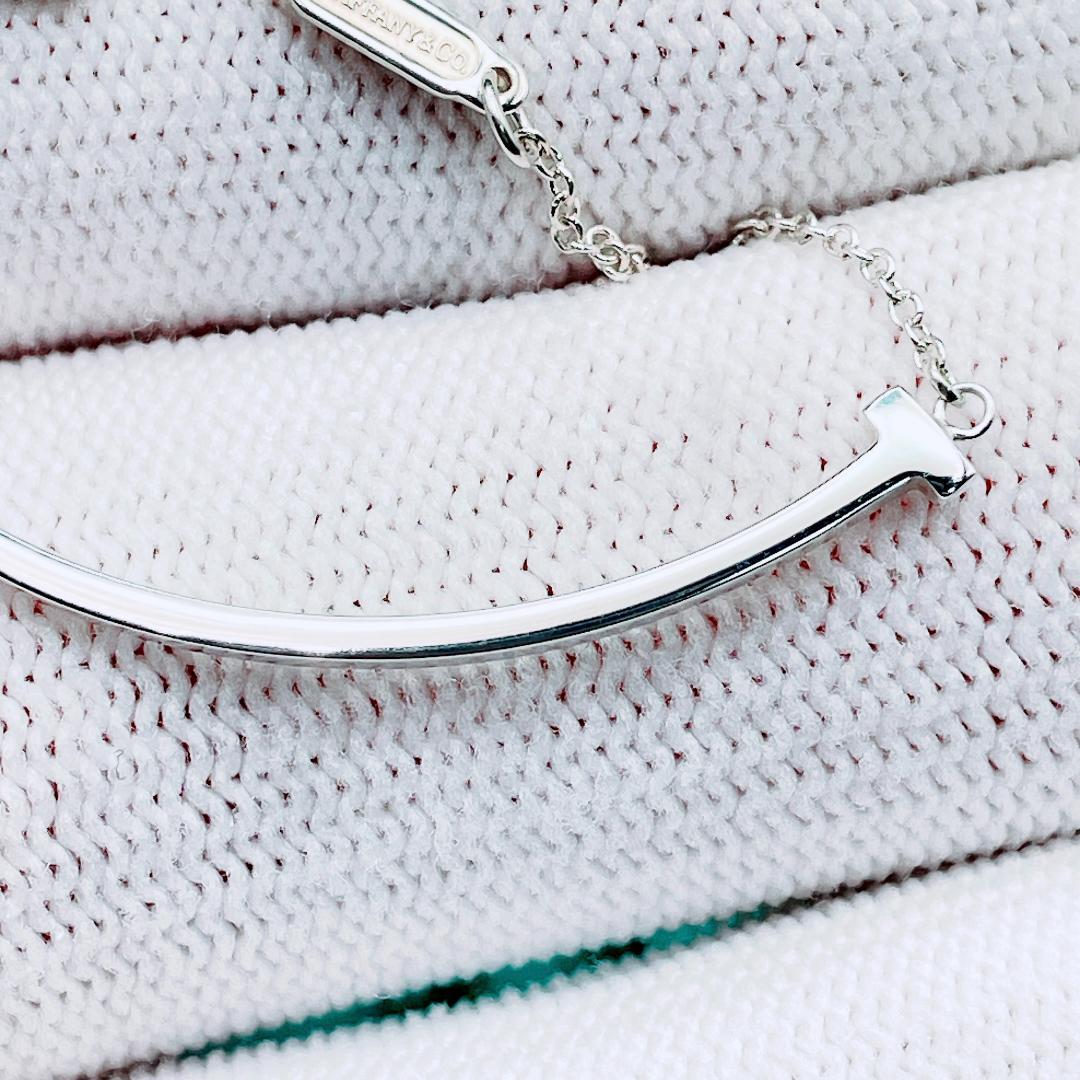 も*ち様 ◇ティファニー◇ 新品仕上済 Tスマイル スモール 925 ネックレス