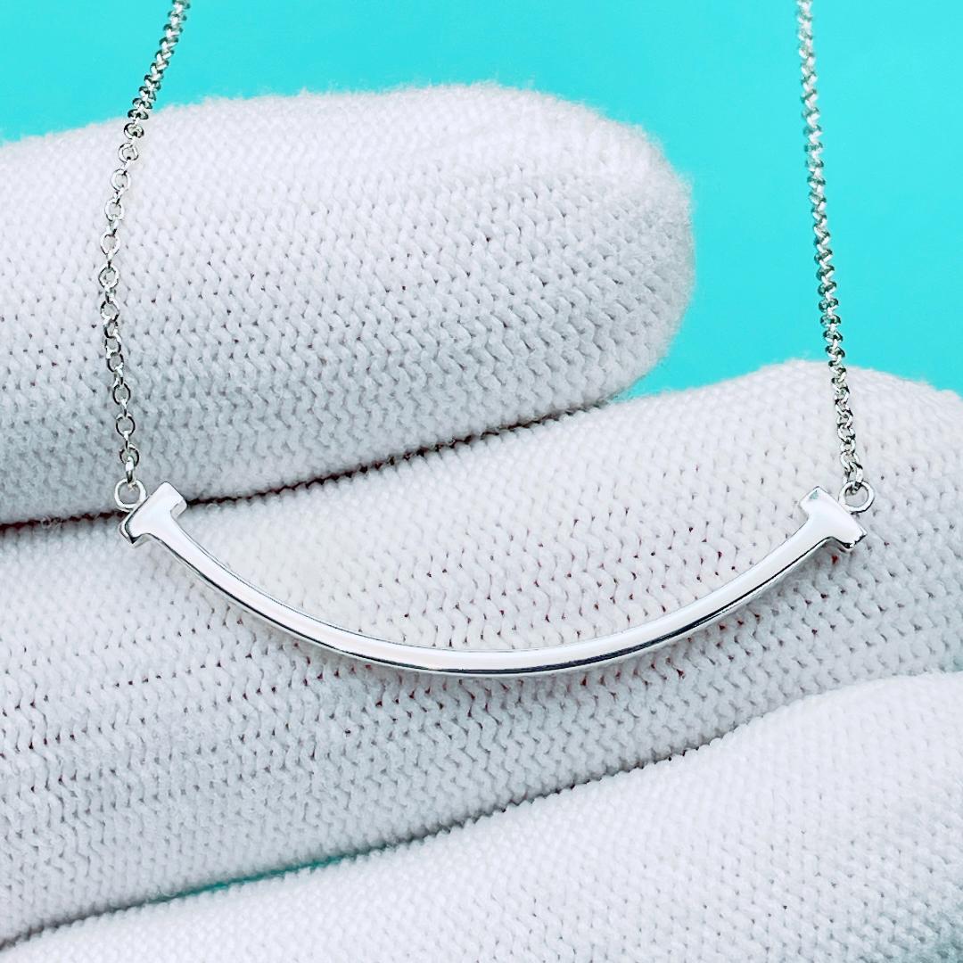 も*ち様 ◇ティファニー◇ 新品仕上済 Tスマイル スモール 925 ネックレス