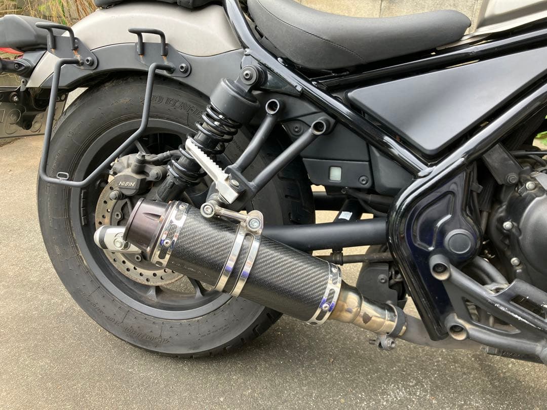 レブル250用マフラー　wiruswin 低音重視