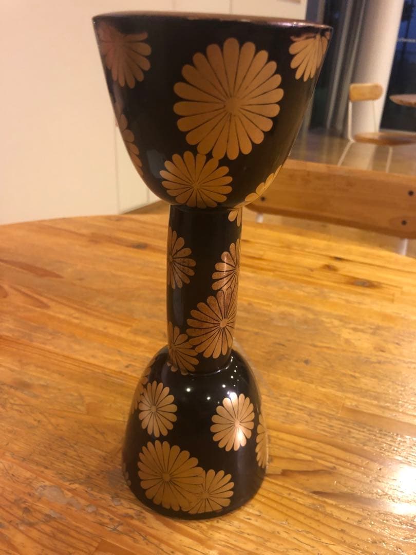 小鼓 胴　菊蒔絵　③