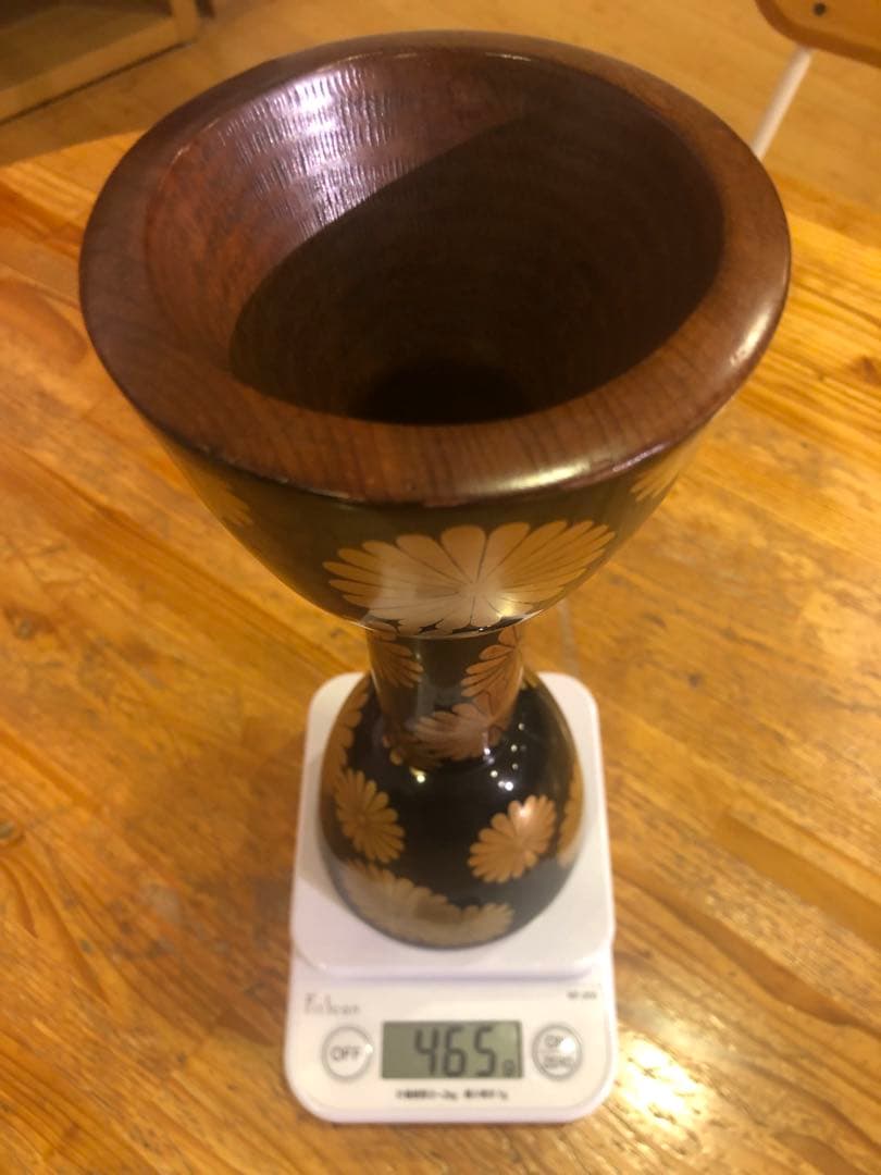 小鼓 胴　菊蒔絵　③