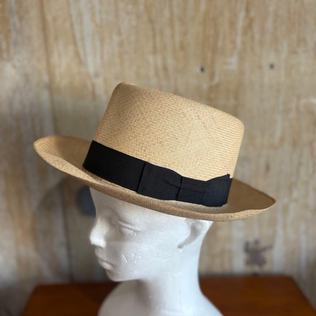 Genuine Panama HAT ヴィンテージ　パナマハット 7 57