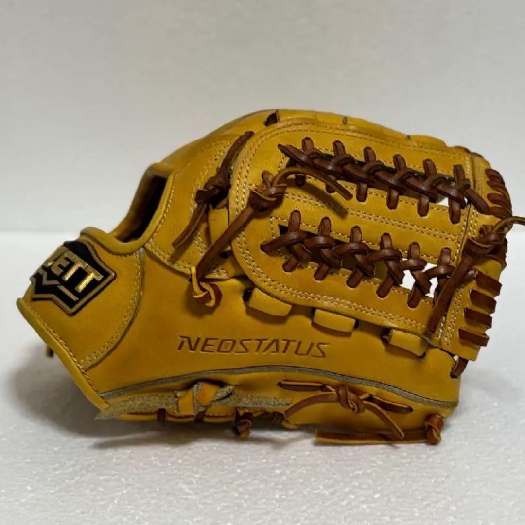 カメヤマ ZETT ネオステイタス 内野用 グローブ 硬式 高校野球対応