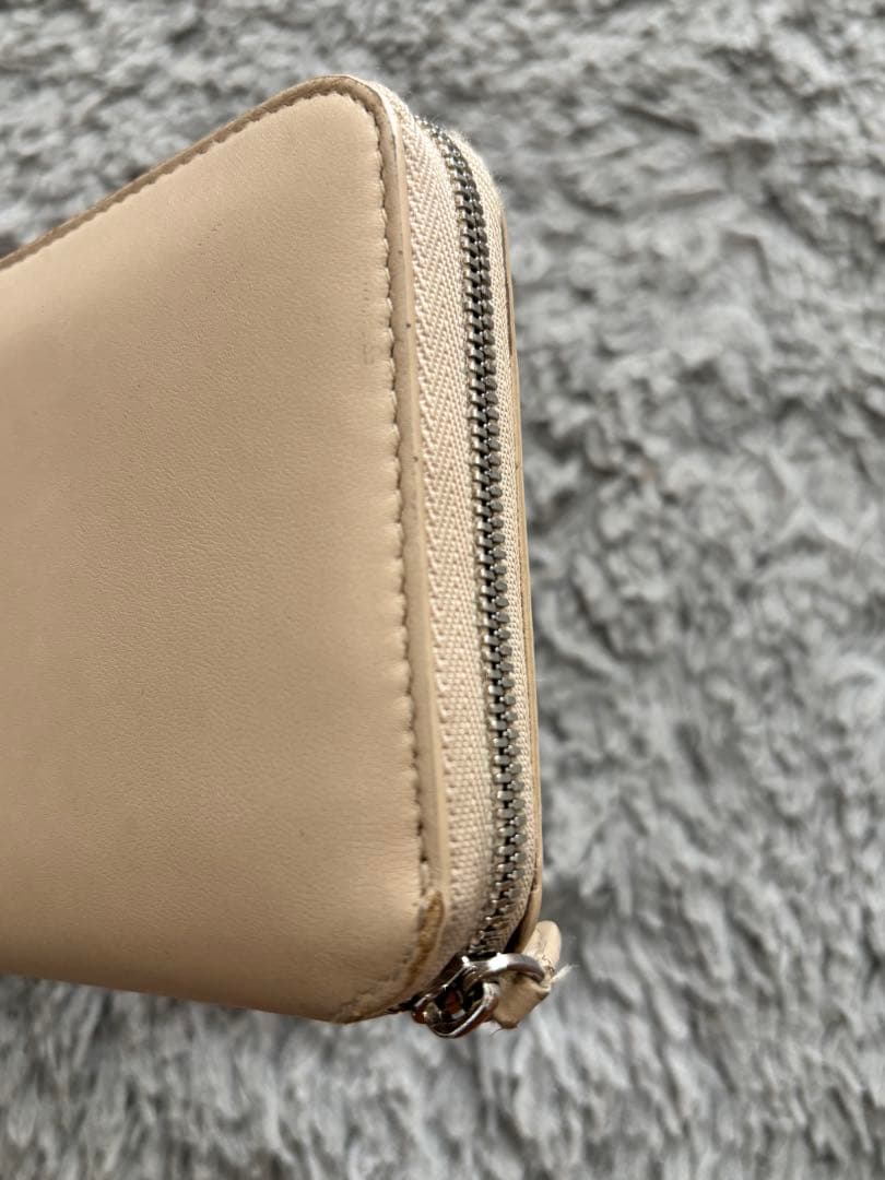 BALENCIAGA ベージュ 長財布 収納袋付き