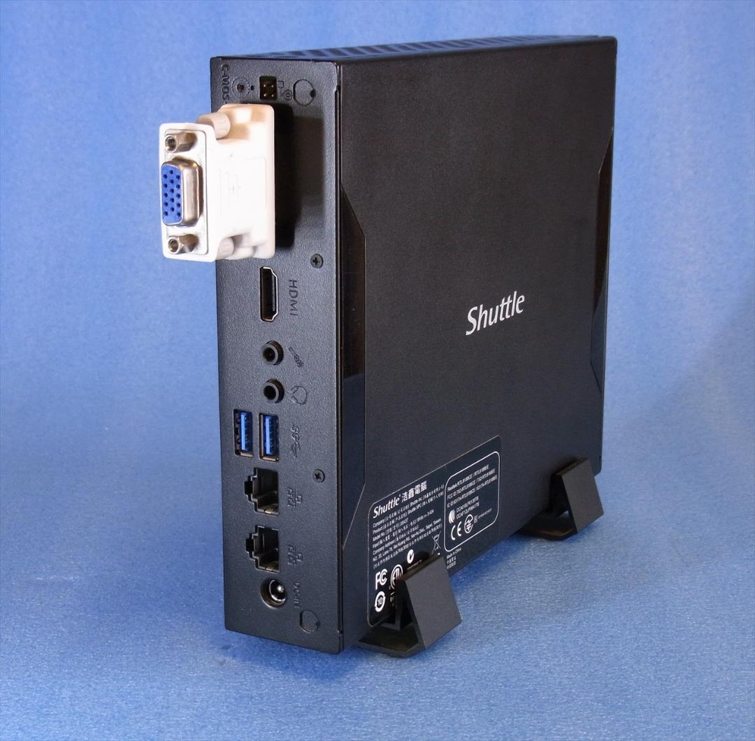 Shuttle DS437 1037U FANレス デュアルLAN ベアボーン