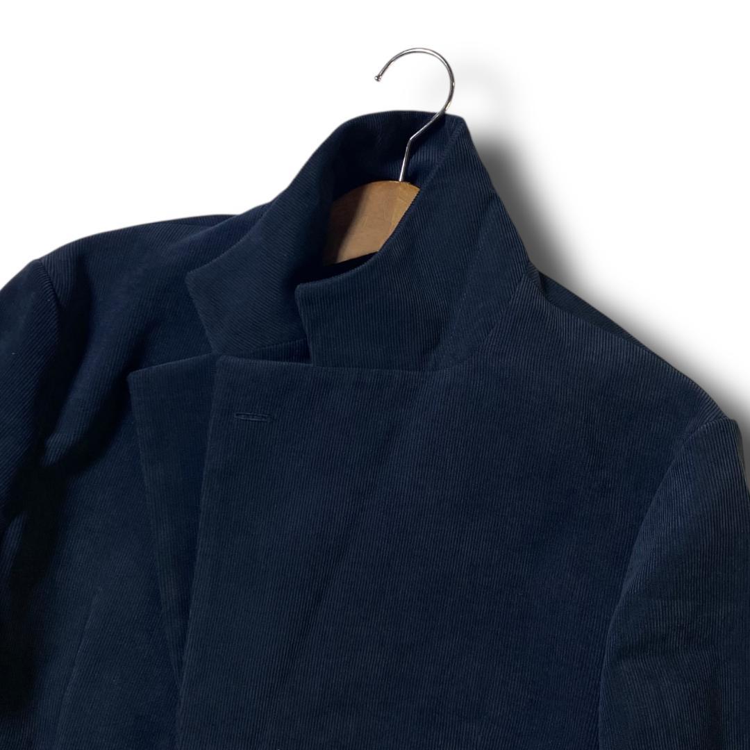 M 定価66000円 TMT 金ボタン コーデュロイ ジャケット ブレザー 紺