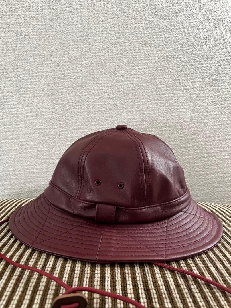 エンダースキーマ レザー　バケットハット