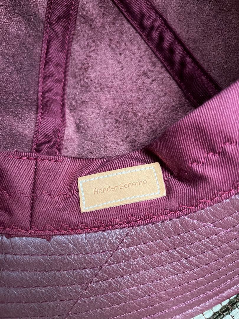 エンダースキーマ レザー　バケットハット