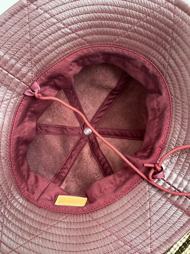 エンダースキーマ レザー　バケットハット