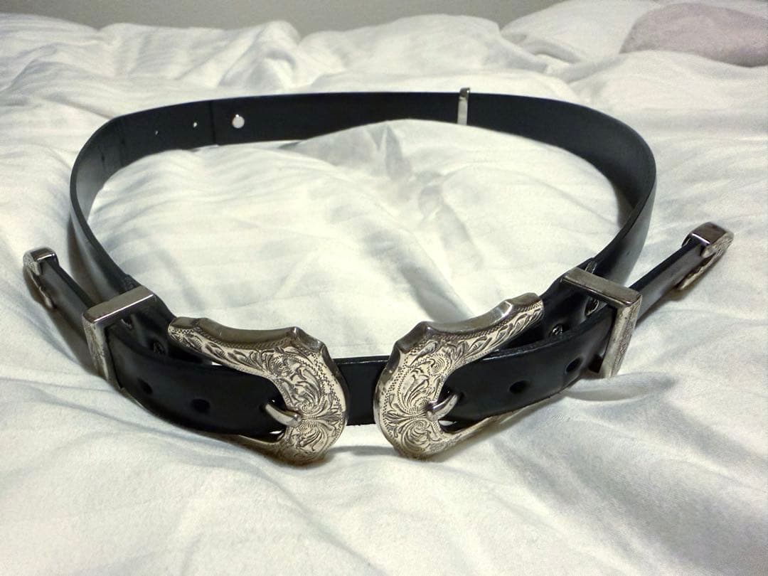 TOGA/トーガ Double buckle belt TZ261ーAH502