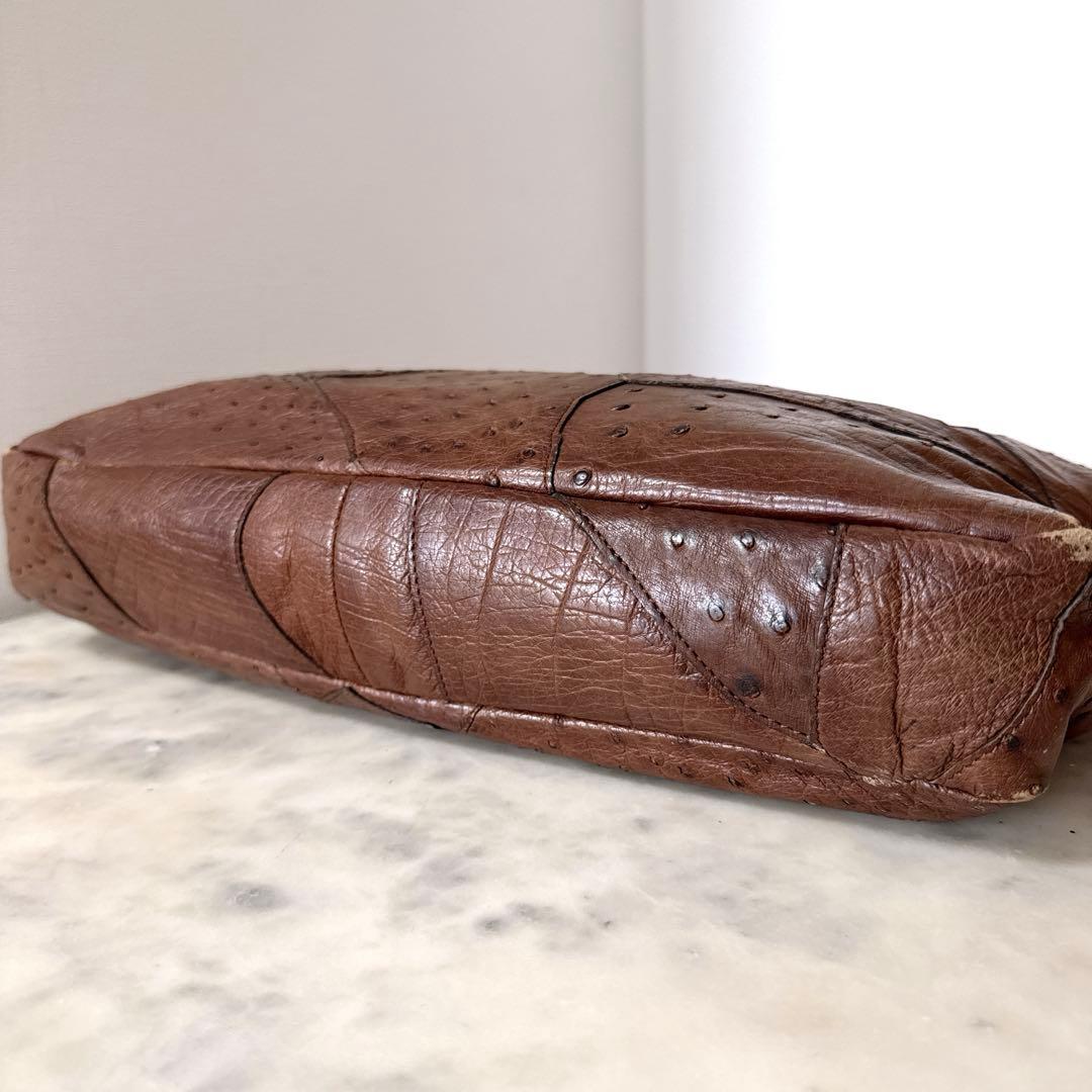 IBIZA♦︎イビサ　イビザ　ビジネスバッグ　オーストリッチ　ハンドバッグ　A4可