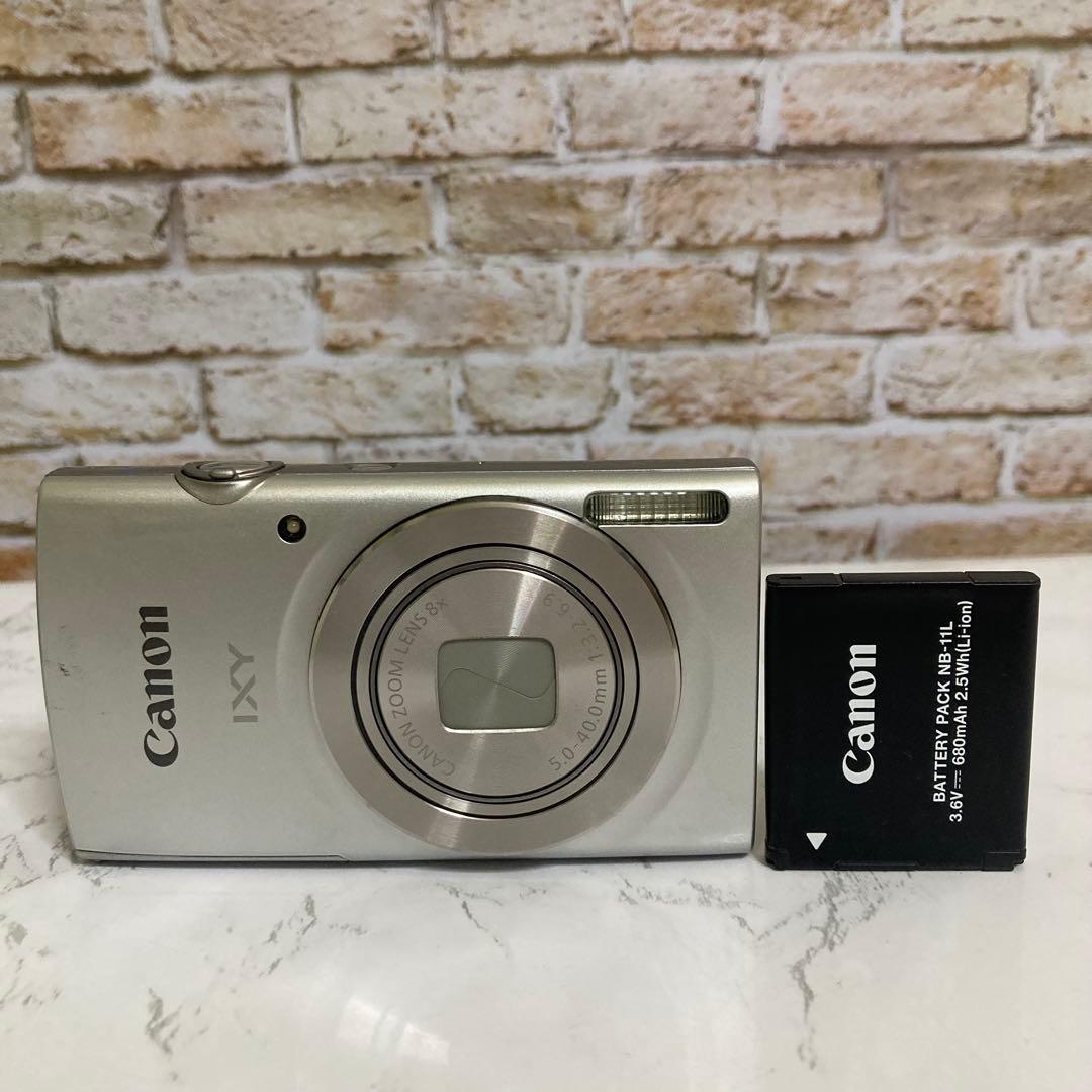 Canon IXY180 シルバー 動作確認済み バッテリー付き
