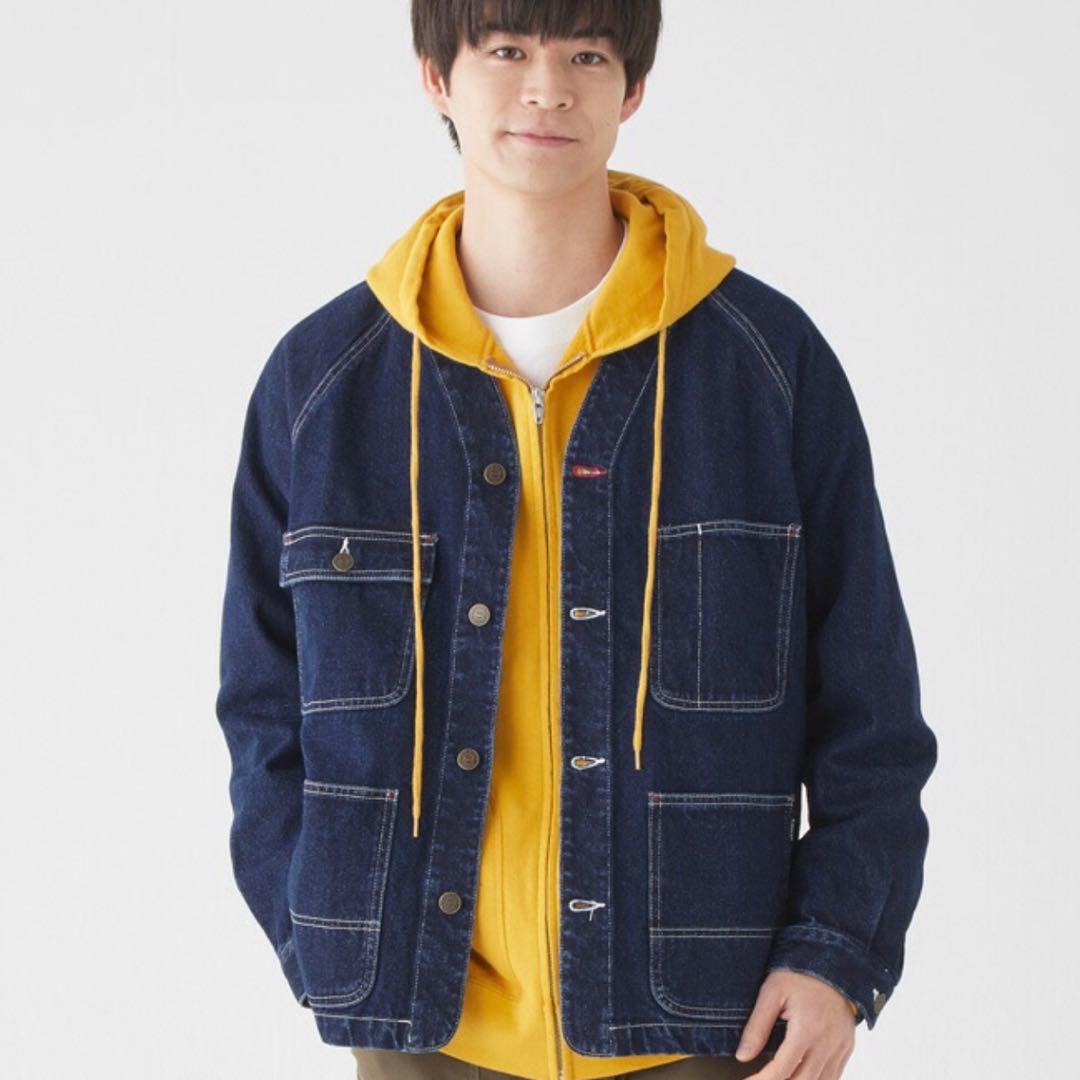 新品　クリフメイヤー　ノーカラーデニムジャケット