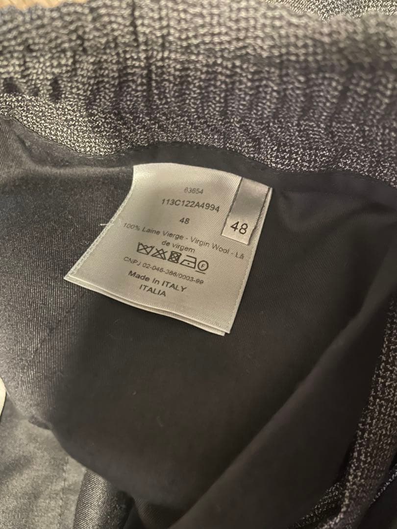 Dior イージーパンツ グレー 48 メンズ