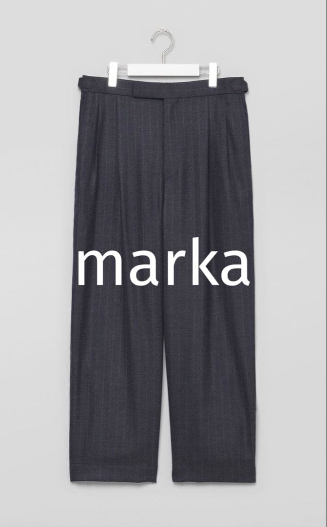 【marka】23AW OFFICER PANTS 2TUCK WIDE 美品！