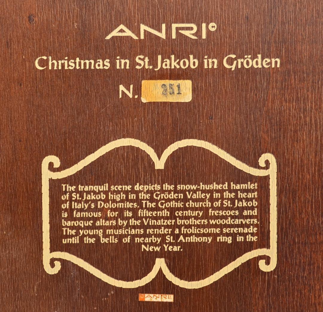 クリスマスプレート　2個セット　アンリ　ANRI　木彫り　壁掛け　ご成約済み