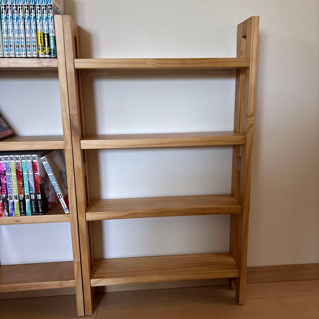 ぉpinkパンちゃん　突っ張ずに取り付けられる薄型ラック　木製　ベルメゾン