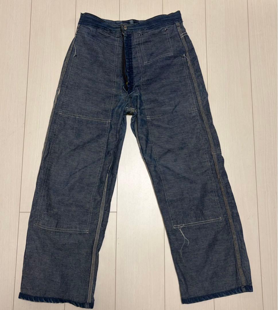 DUBBLE WARE デニム ペインターパンツ ダブルニー ヴィンテージ