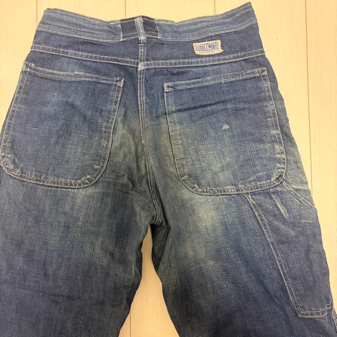 DUBBLE WARE デニム ペインターパンツ ダブルニー ヴィンテージ