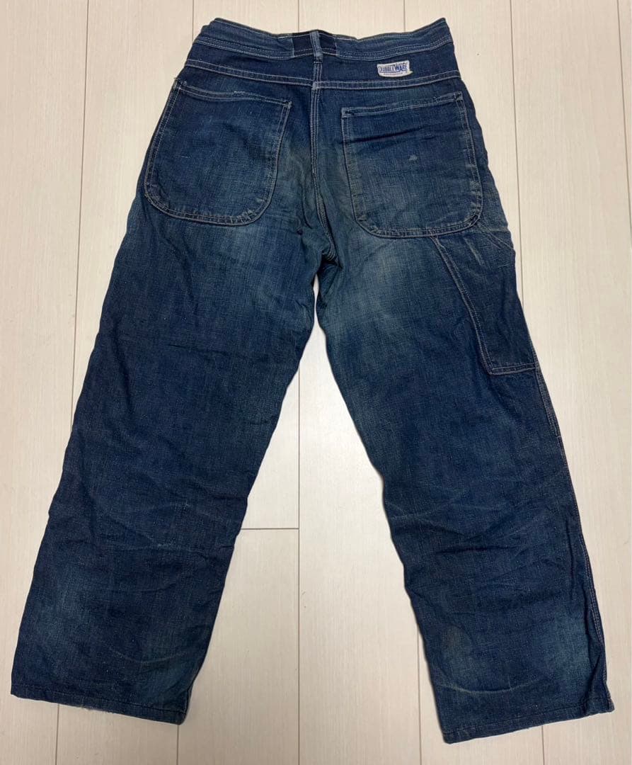 DUBBLE WARE デニム ペインターパンツ ダブルニー ヴィンテージ