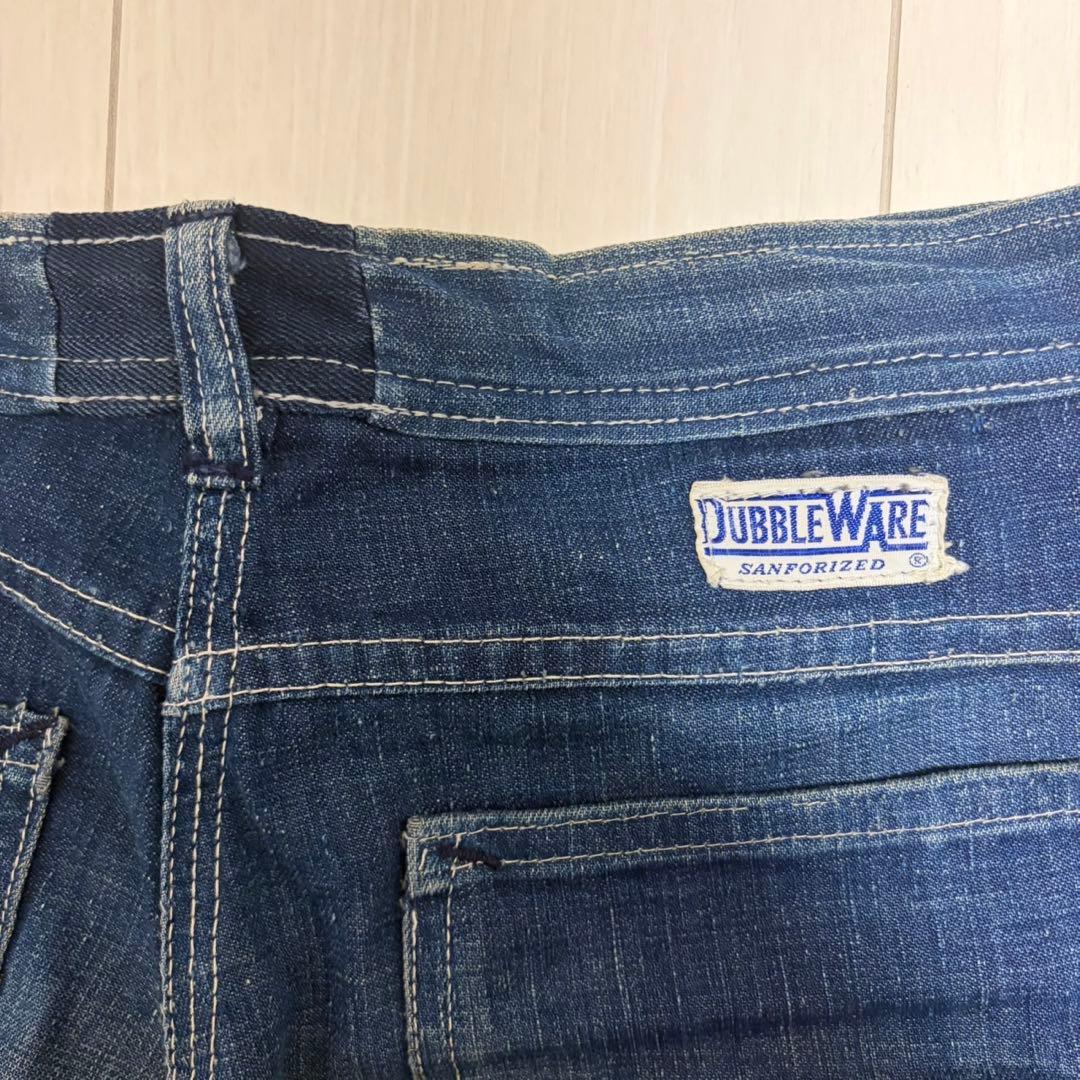 DUBBLE WARE デニム ペインターパンツ ダブルニー ヴィンテージ