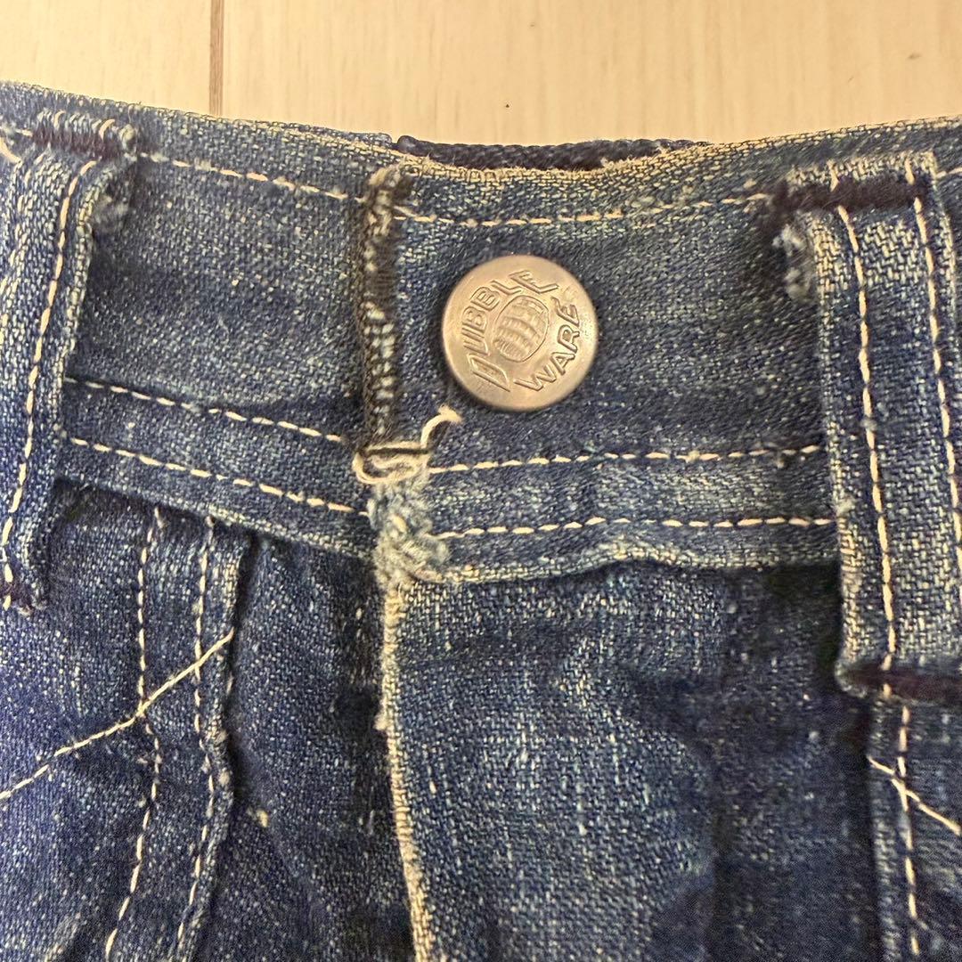 DUBBLE WARE デニム ペインターパンツ ダブルニー ヴィンテージ