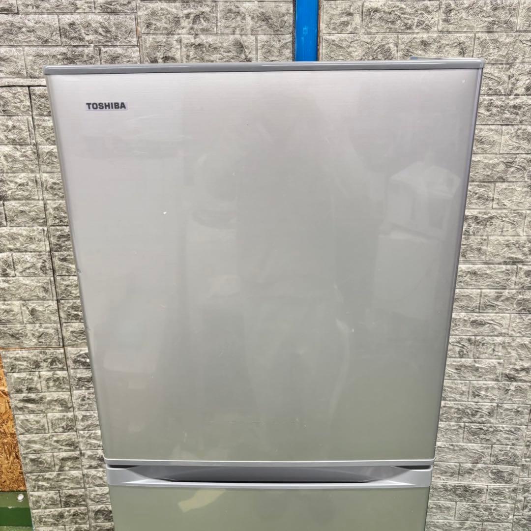 325 冷蔵庫　大型　300L〜400L 自動製氷機付　美品　右開き　東芝　格安