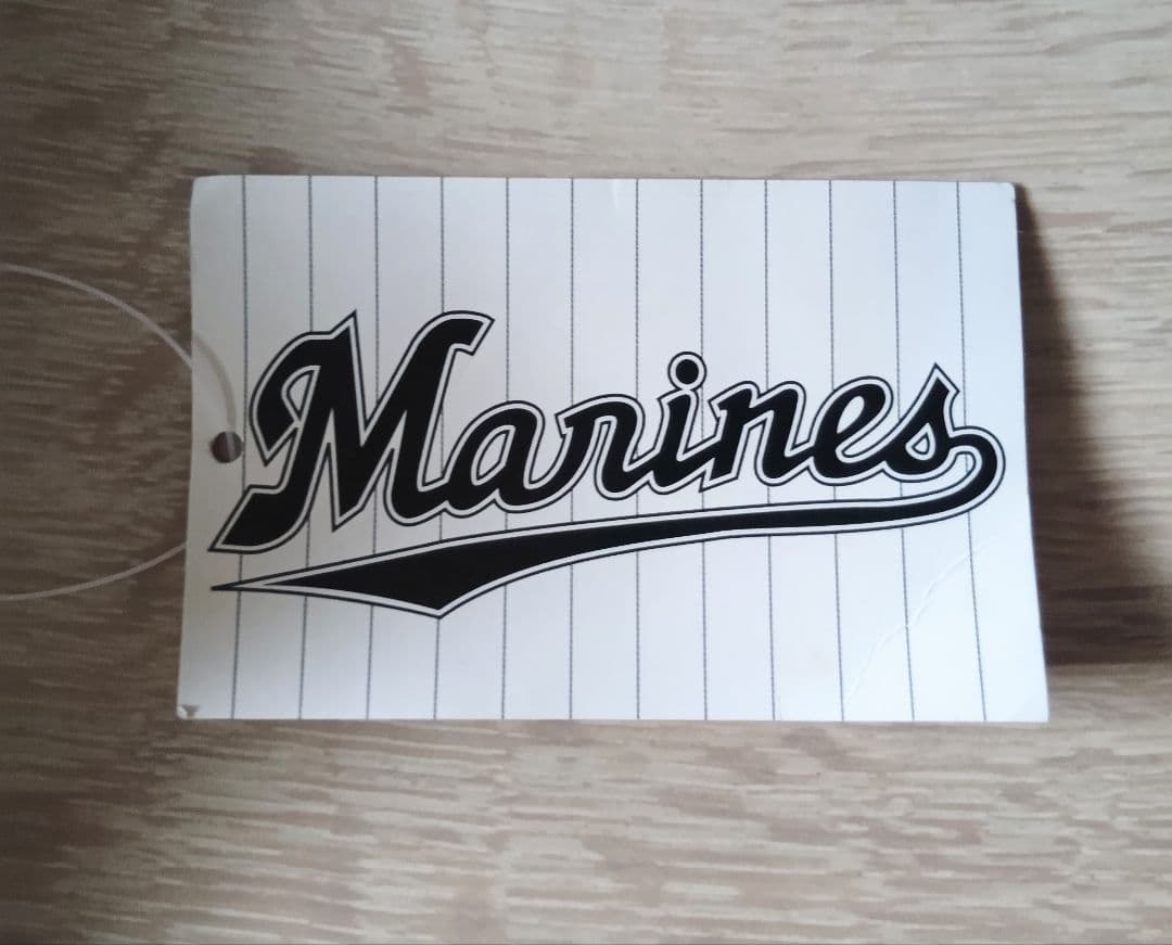 【当時物　タグ付き】千葉　ロッテ　マリーンズ　里崎　ホーム　ユニフォーム　M