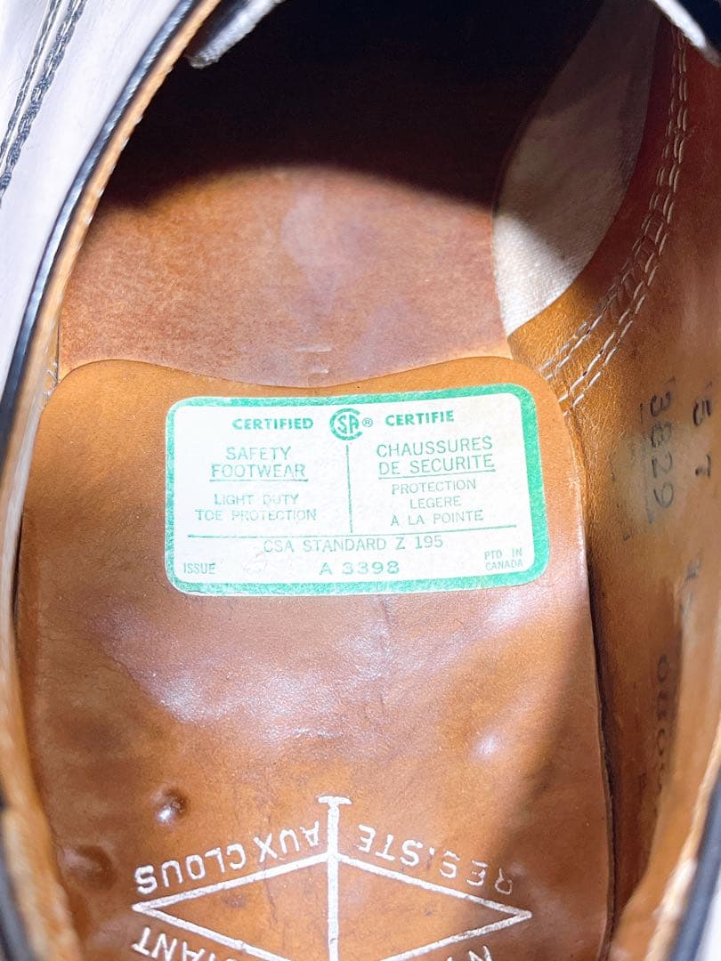 貴重!!!【美品】60's〜70's カナダ製 ヴィンテージシューズ 約26cm