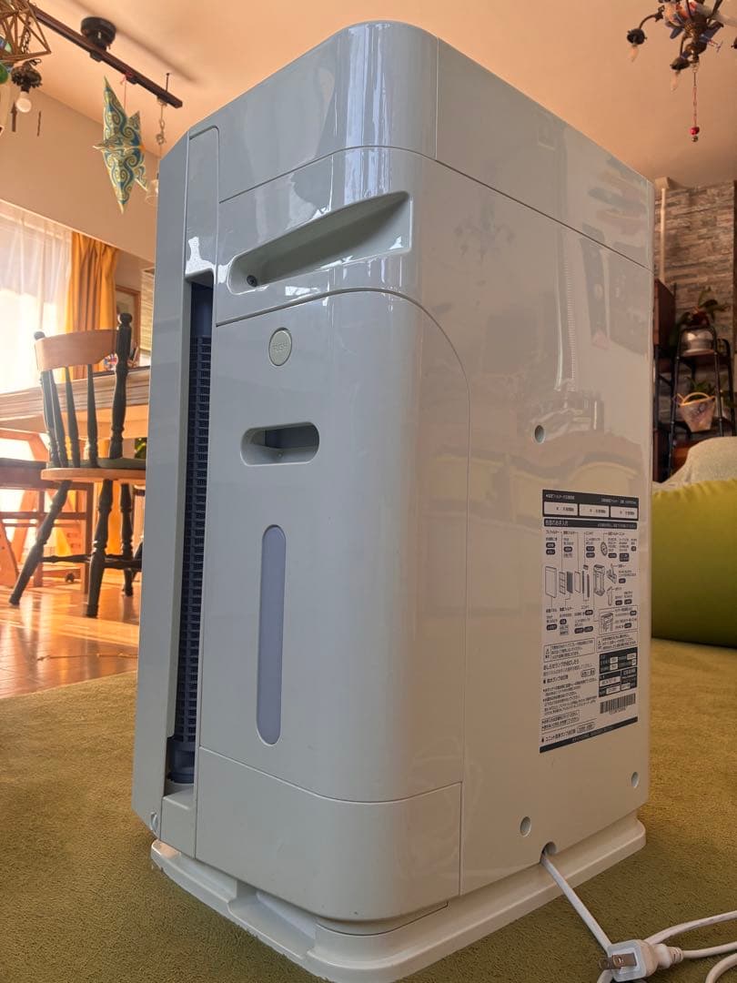 ホワイト 空気清浄機 タッチパネル式