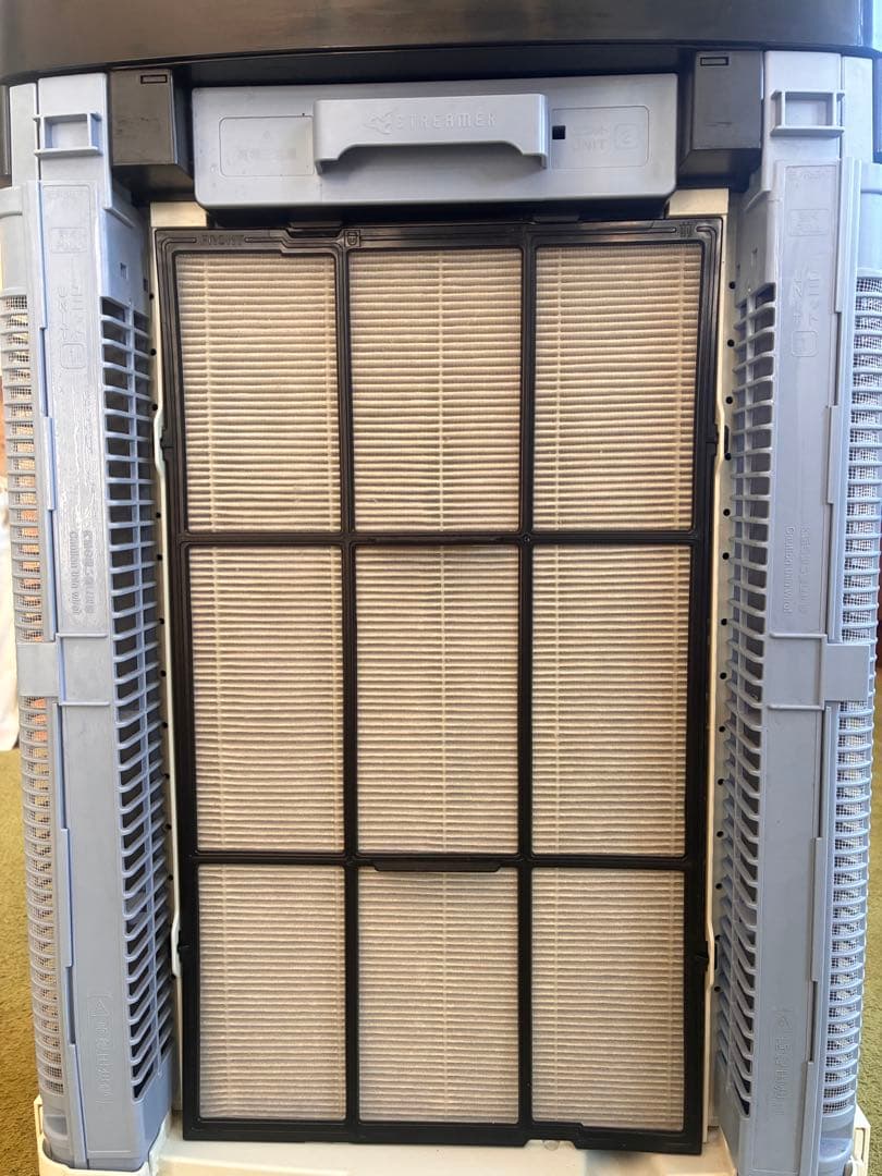 ホワイト 空気清浄機 タッチパネル式