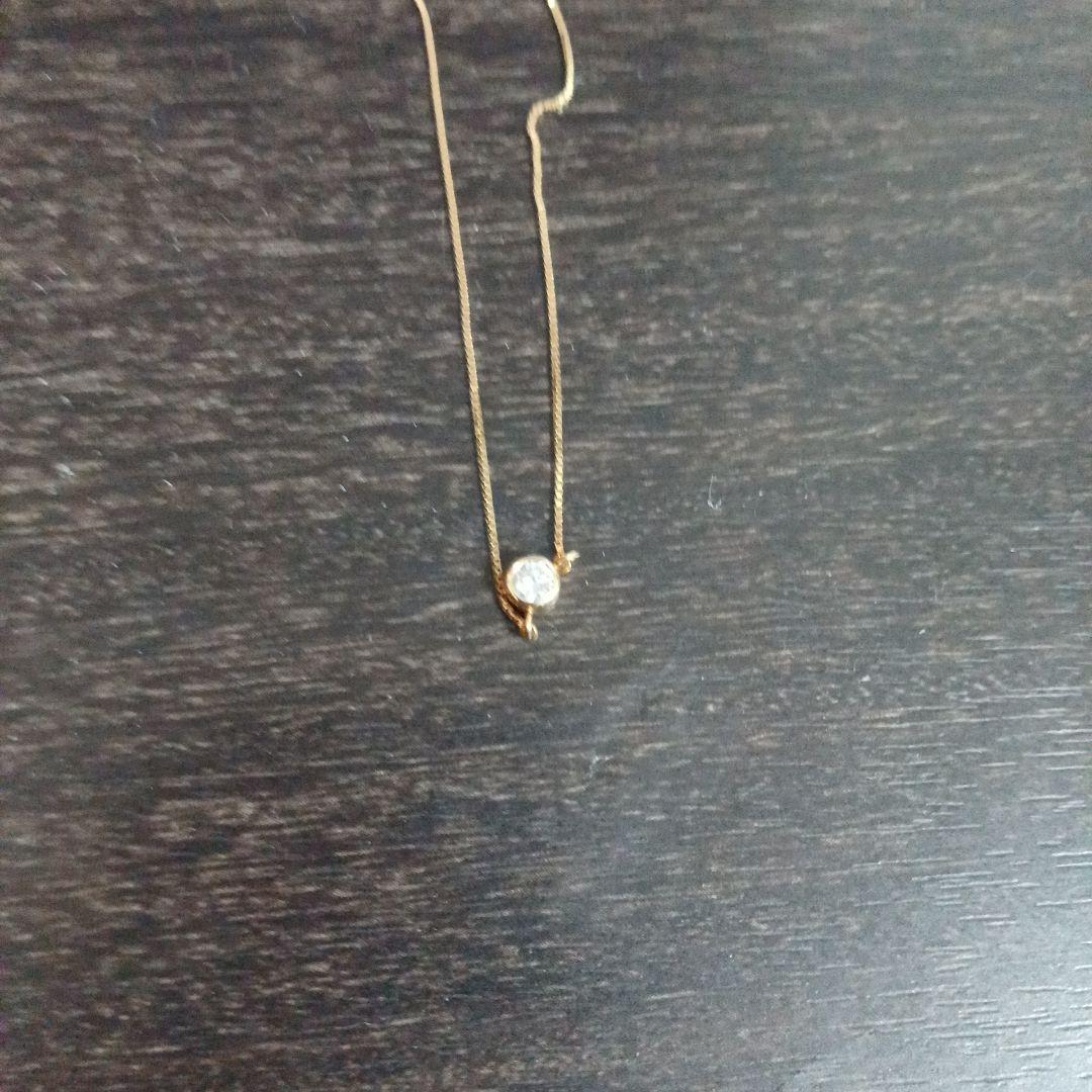 18K ダイヤネックレス