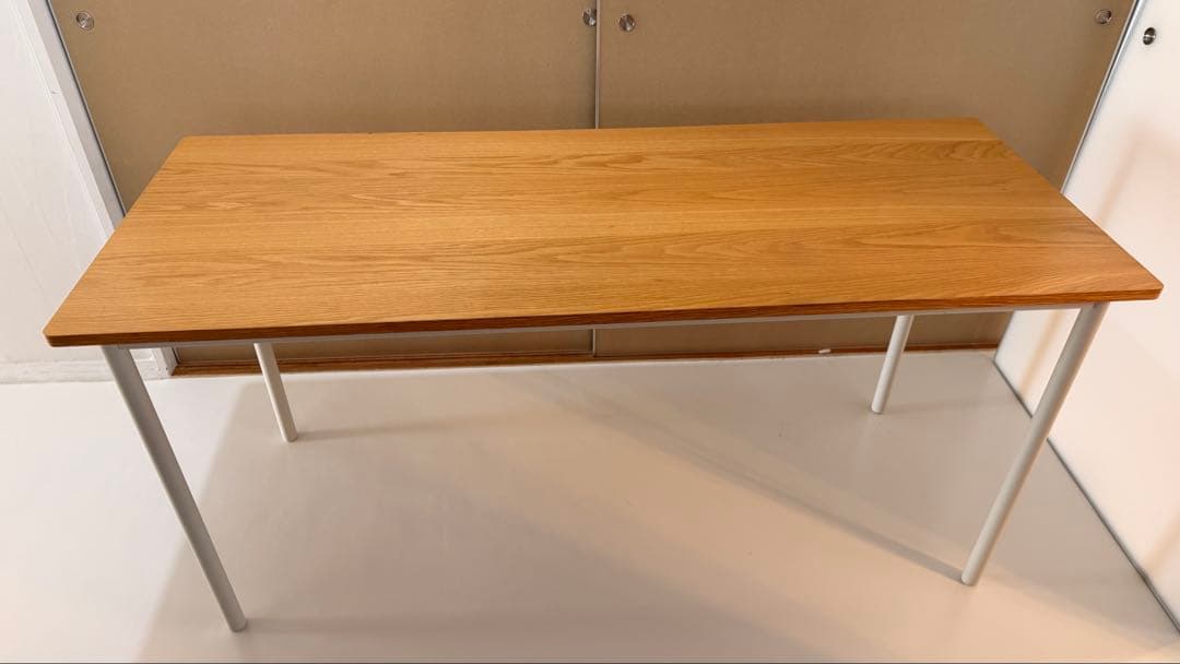 無印良品 ワークデスク オーク天板 ホワイト脚
