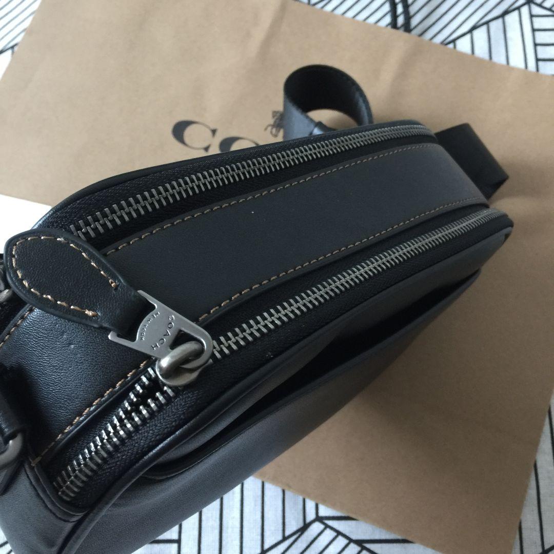 COACHコーチバッグ C4148 ブラック ショルダーバッグメンズバッグ