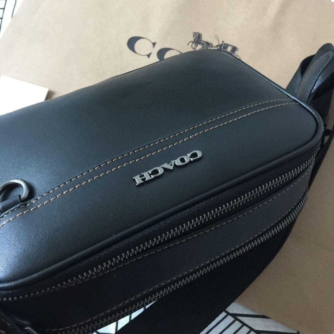 COACHコーチバッグ C4148 ブラック ショルダーバッグメンズバッグ