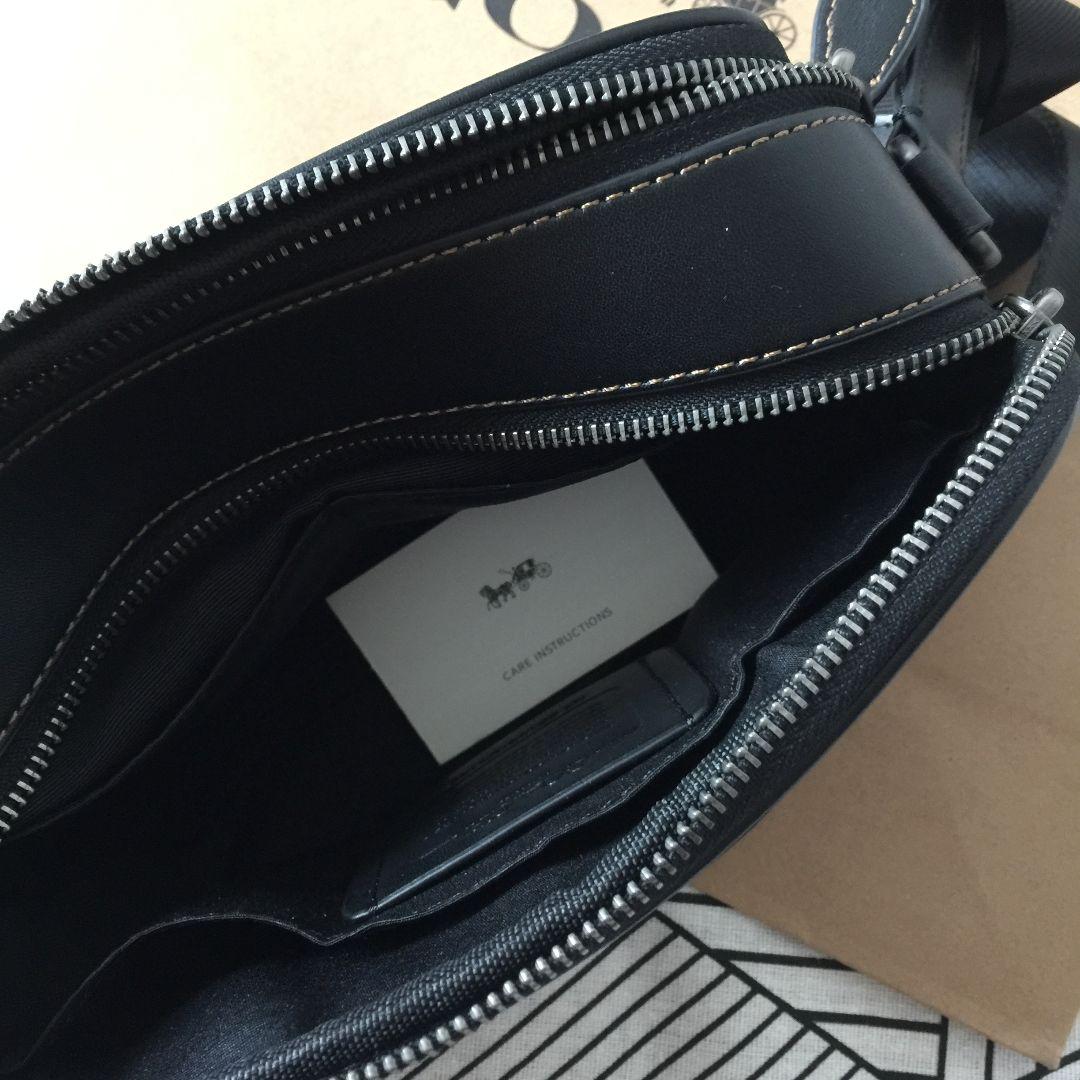 COACHコーチバッグ C4148 ブラック ショルダーバッグメンズバッグ