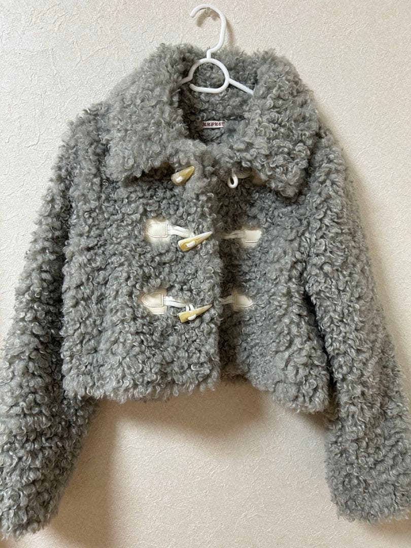 ジャケット・アウター muguet duffle short fur coat